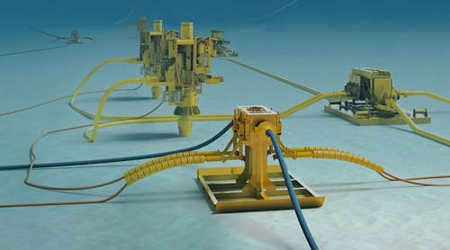 TechnipFMC&apos;s product platform is designed to make subsea projects simpler, leaner and smarter. The smaller, modular designs use standardized components to reduce engineering hours, enable easier installation and optimize field performance. Subsea 2.0 (pictured) improves project economics and unlocks first oil and gas faster.