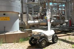 For data collection, Wood Plc ran a live pilot at a facility using robots and drones, whereby 3D models of assets were generated from visual data capture.