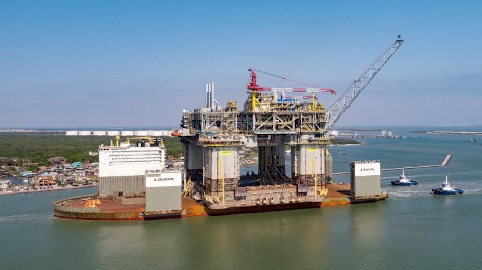 bp&rsquo;s Argos platform arrived in Texas in April.