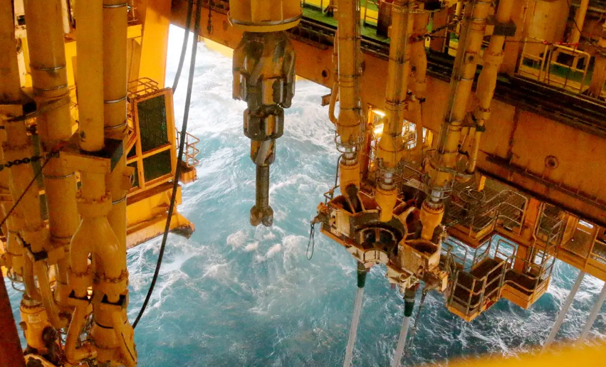 Drilling takes place at the Johan Sverdrup Field in the North Sea.