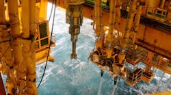 Drilling takes place at the Johan Sverdrup Field in the North Sea.