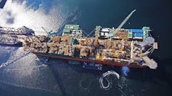 Prelude FLNG will produce natural gas from a remote field approximately 475 km North-North East of Broome in Western Australia.