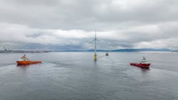 The Hywind Tampen first turbine sail away was June 2. The Hywind Tampen first turbine sail away was June 2.