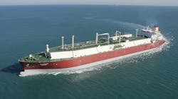 This is the largest LNG carrier that Daewoo Shipbuilding Marine built in 2009 and delivered to Qatar. This is the largest LNG carrier that Daewoo Shipbuilding Marine built in 2009 and delivered to Qatar.