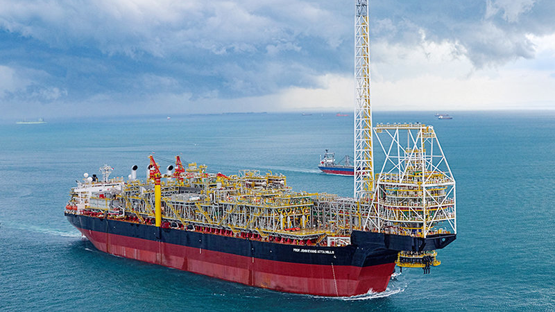 The Prof. John Evans Atta Mills FPSO is operating in about 1,500 m water depth on the TEN fields in the deepwater Tano contract area offshore Ghana for client Tullow Ghana Ltd.