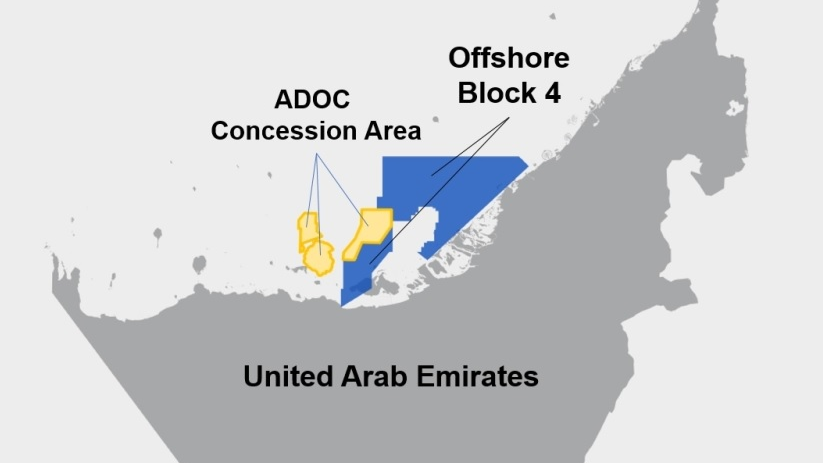 This map depicts the contract area of operations.
