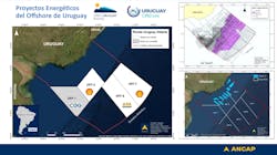 This illustration depicts the location of the energy projects in the Uruguayan Sea. This illustration depicts the location of the energy projects in the Uruguayan Sea.