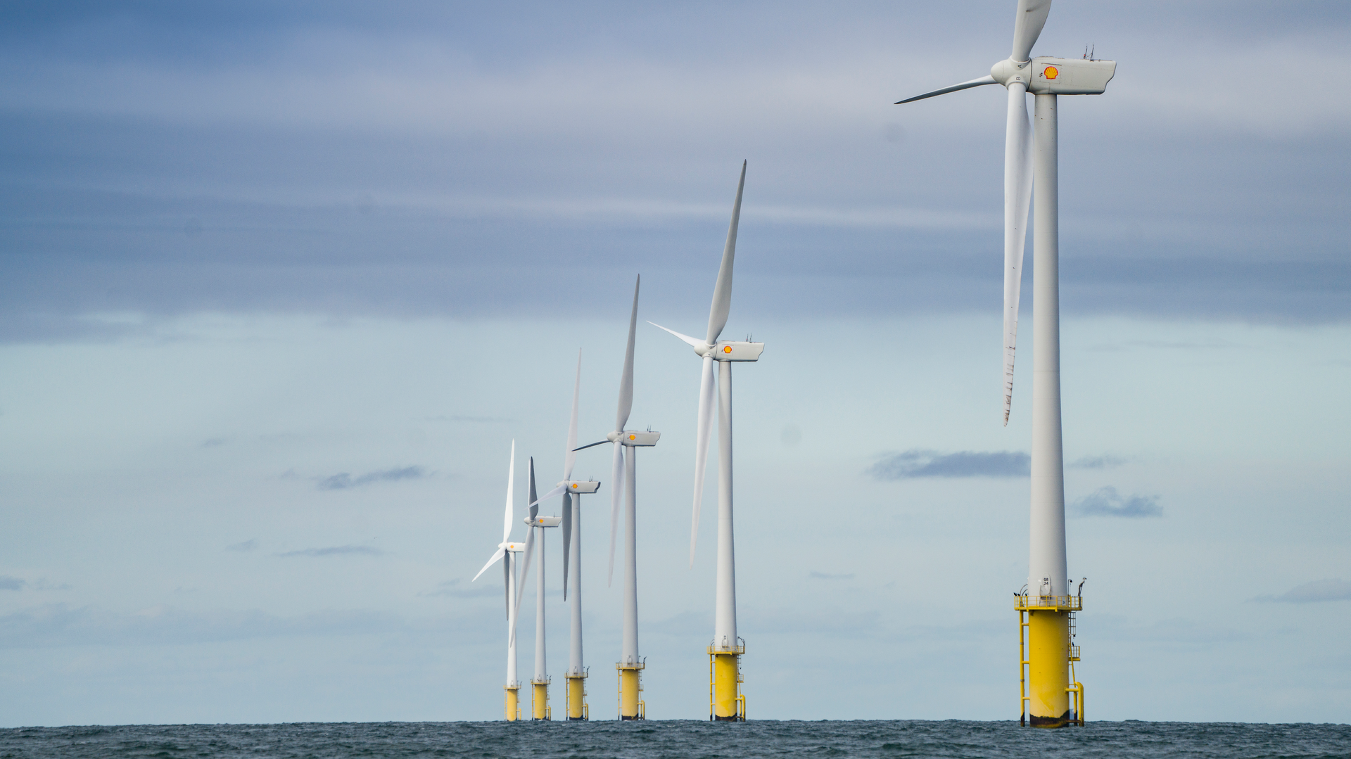 Shell's Noordzee Wind Farm is located in the North Sea off The Netherlands.