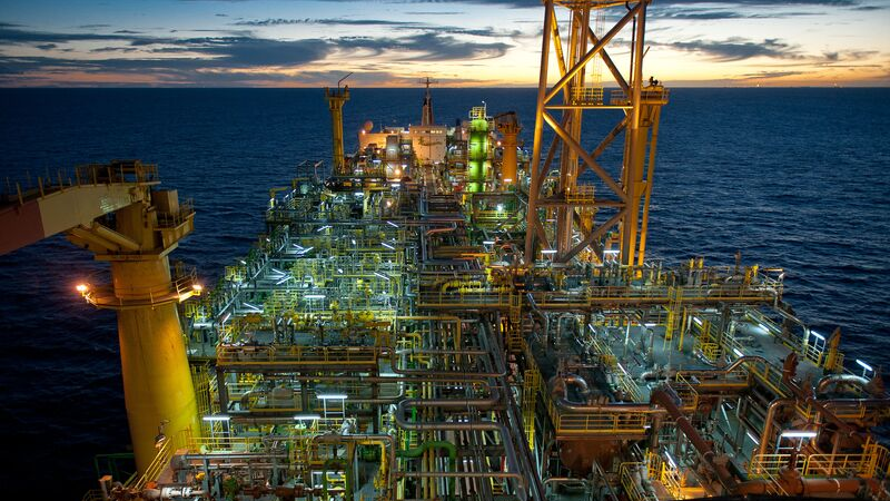 The Espirito Santo FPSO works for Shell's deepwater project in the Parque das Conchas Field offshore Brazil.