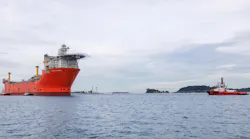The Johan Castberg hull arrived at Stord this spring and will be in production in the Barents Sea in 2024.