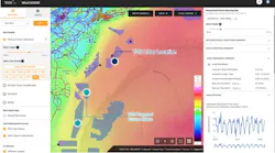 The recently developed Wind AXIOM data analytics platform (pictured) will be significantly strengthened and differentiated by the inclusion of the floating LiDAR wind speed and metocean measurements. TGS plans to expand this initiative in high-potential offshore wind regions in the U.S. and beyond.