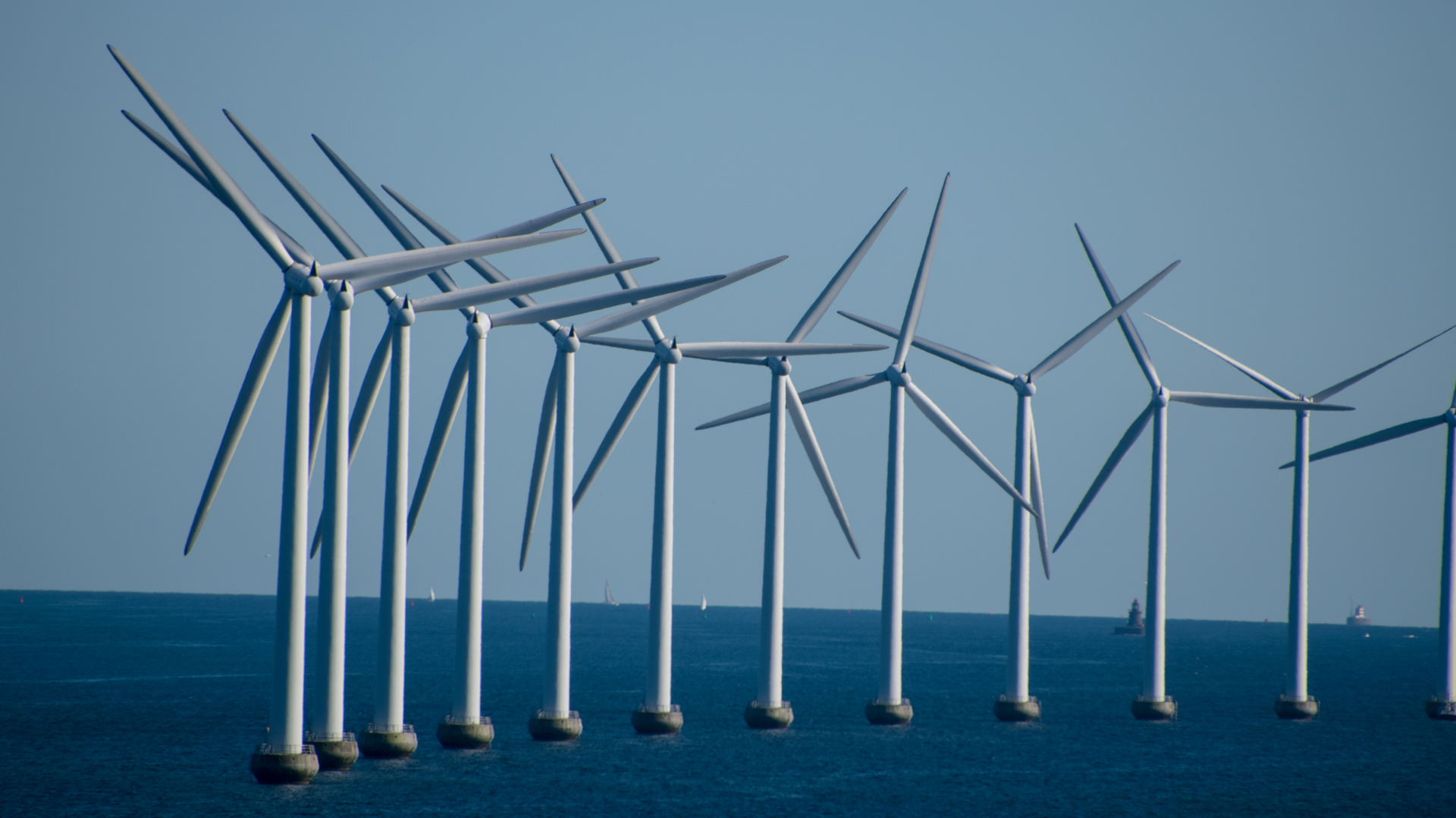 This wind farm is located in the Baltic Sea between Germany and Copenhagen, Denmark.