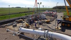 The Cruden Bay terminal is a key part of the Forties Pipeline System infrastructure and is the transition point from INEOS&apos; subsea pipeline, from Forties Unity and Forties Charlie, to the landline that runs to Kinnneil and Dalmeny in Central Scotland. The Cruden Bay reconfiguration project is pictured.