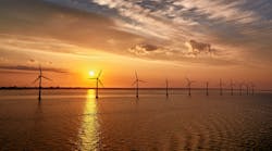Power would be supplied from floating offshore wind turbines, supported by energy efficient, gas-powered generators with sufficient battery power to ensure a reliable supply.