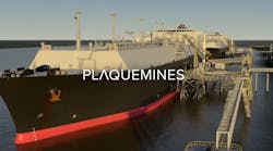 When fully developed, Plaquemines LNG will have an export capacity of up to 20 million metric tonnes per year. Plaquemines will have up to three ship loading berths for LNG vessels carrying a capacity of up to 185,000 cu. m.