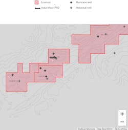 Hurricane's Greater Warwick Area asset includes several licenses. Hurricane's Greater Warwick Area asset includes several licenses.