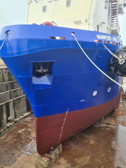 Royston has completed service work on engines onboard the MV Mainport Pine vessel.