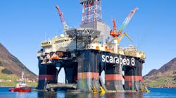 The Scarabeo 8 drilling rig drilled a total of six wells on the Nova Field.