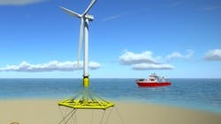AFLOWT (Accelerating market uptake of Floating Offshore Wind Technology) is a five-year project aiming to demonstrate the survivability and cost-competitiveness of a floating offshore wind technology. EMEC is lead partner with seven other companies and organizations. AFLOWT (Accelerating market uptake of Floating Offshore Wind Technology) is a five-year project aiming to demonstrate the survivability and cost-competitiveness of a floating offshore wind technology. EMEC is lead partner with seven other companies and organizations.