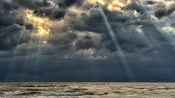 The turbine is needed for Nord Stream 1's Portovaya compressor station, which pumps gas to Germany through the 1,200-km-long (750-mile) pipeline on the bed of the Baltic Sea (pictured). The turbine is needed for Nord Stream 1's Portovaya compressor station, which pumps gas to Germany through the 1,200-km-long (750-mile) pipeline on the bed of the Baltic Sea (pictured).