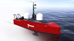 Fugro's Blue Prism USV will be designed to have greater endurance, improved weather resilience and ultralow-carbon emissions. Fugro's Blue Prism USV will be designed to have greater endurance, improved weather resilience and ultralow-carbon emissions.