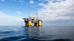 The Kristin platform. The Kristin platform.