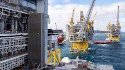 The Johan Sverdrup P2 installation took place March 8. The Johan Sverdrup P2 installation took place March 8.