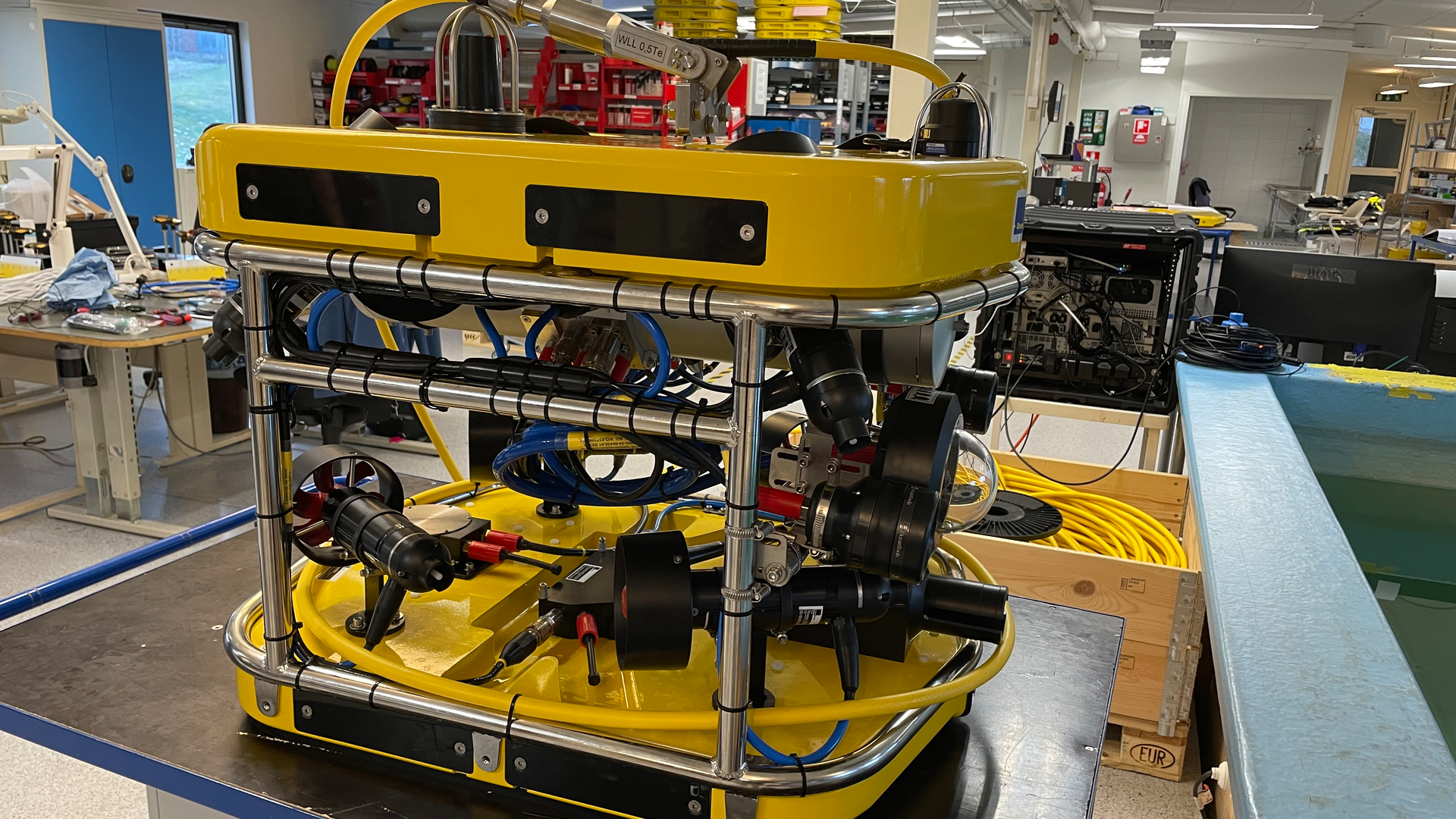 EM&I says that its Integrity Class ROVs are fitted with a wide range of tools to tackle almost any task required and special thrusters to work at any angle.