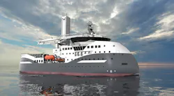 Ulstein says the hull shape and hybrid propulsion system of the ULSTEIN SX222 will ensure high-operational performances and seakeeping as well as a substantially reduced environmental footprint.