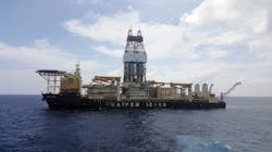 The Saipem 12000 drilled the Baleine East 1X well, the first in Block CI-802, in 1,150 m of water and 5 km east of the Baleine 1X discovery well.