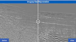 Data rejuvenation has improved data quality and can support evaluations for 2022 licensing and a re-assessment of Uruguay's potential related to different play levels and locations.