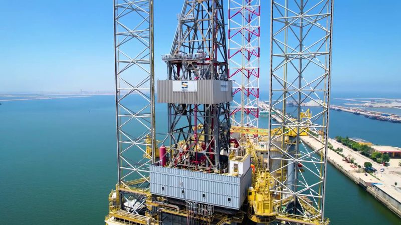 The new Perro Negro 11 jackup has been officially christened and becomes part of the Saipem offshore drilling fleet.