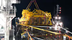 The installation of subsea equipment on Nova