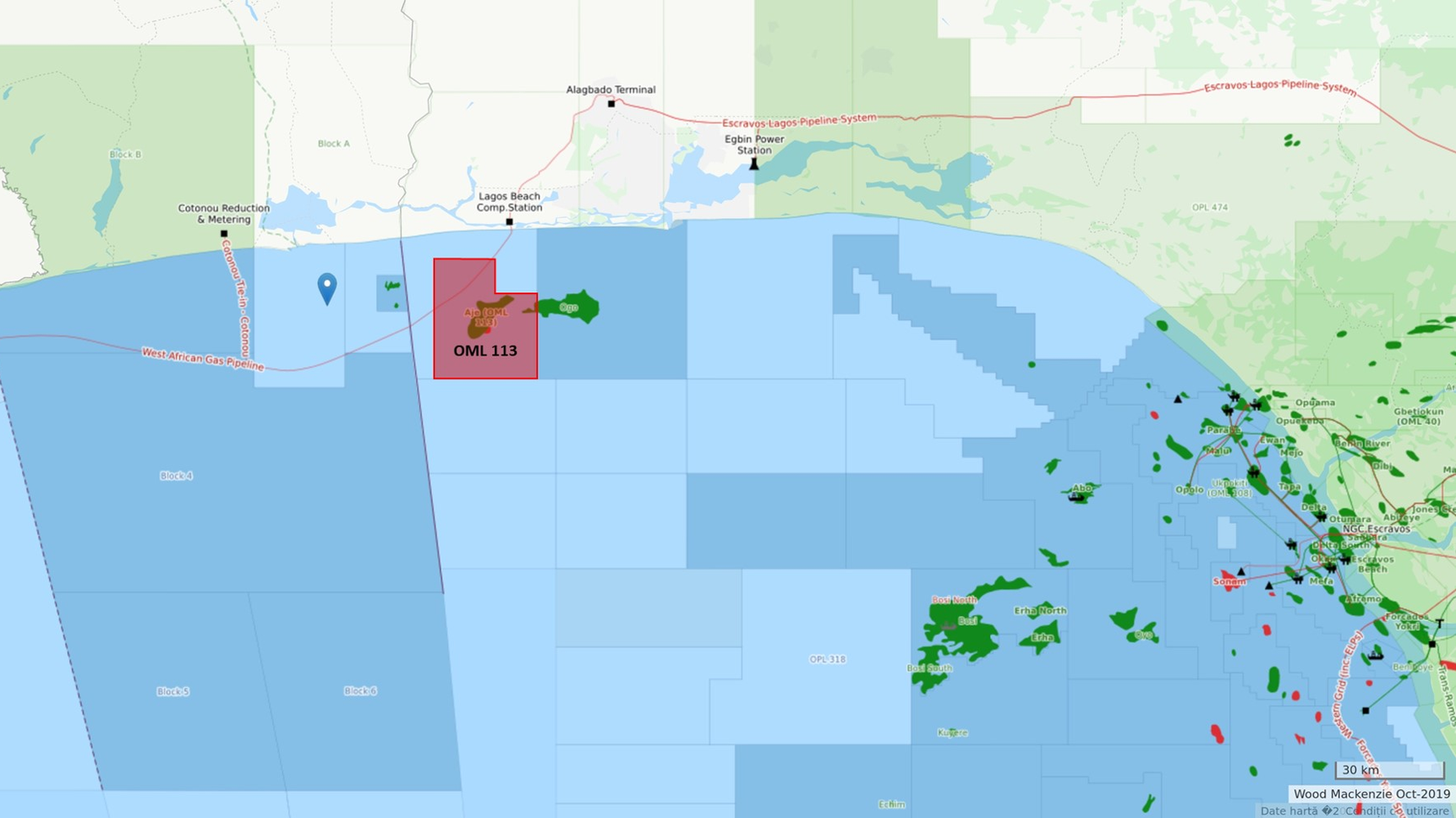 Oil Mining License (OML) 113 is currently not producing, according to PetroNor, and its partners include YFP, YFP-DW, New Age, Energy Equity Resources and ADM Energy.