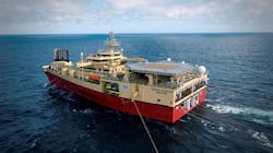 The Ramform Sovereign vessel, launched in 2008, delivers efficient, high-capacity, seismic projects. She employs multisensor, broadband GeoStreamer acquisition technology. The Ramform Sovereign vessel, launched in 2008, delivers efficient, high-capacity, seismic projects. She employs multisensor, broadband GeoStreamer acquisition technology.