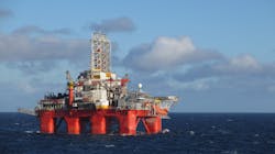 The Transocean Spitsbergen has been awarded a nine-well firm contract at $335,000 per day for work offshore Norway. The Transocean Spitsbergen has been awarded a nine-well firm contract at $335,000 per day for work offshore Norway.