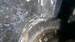 While performing scheduled maintenance this month on SPM-1 and SPM-2, divers discovered cracks in subsea hose attachments to buoyancy tanks. While performing scheduled maintenance this month on SPM-1 and SPM-2, divers discovered cracks in subsea hose attachments to buoyancy tanks.