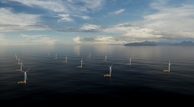 Floating offshore wind units