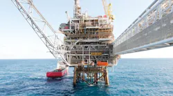 Judy is a manned platform with accommodation, production, processing and gas injection equipment.