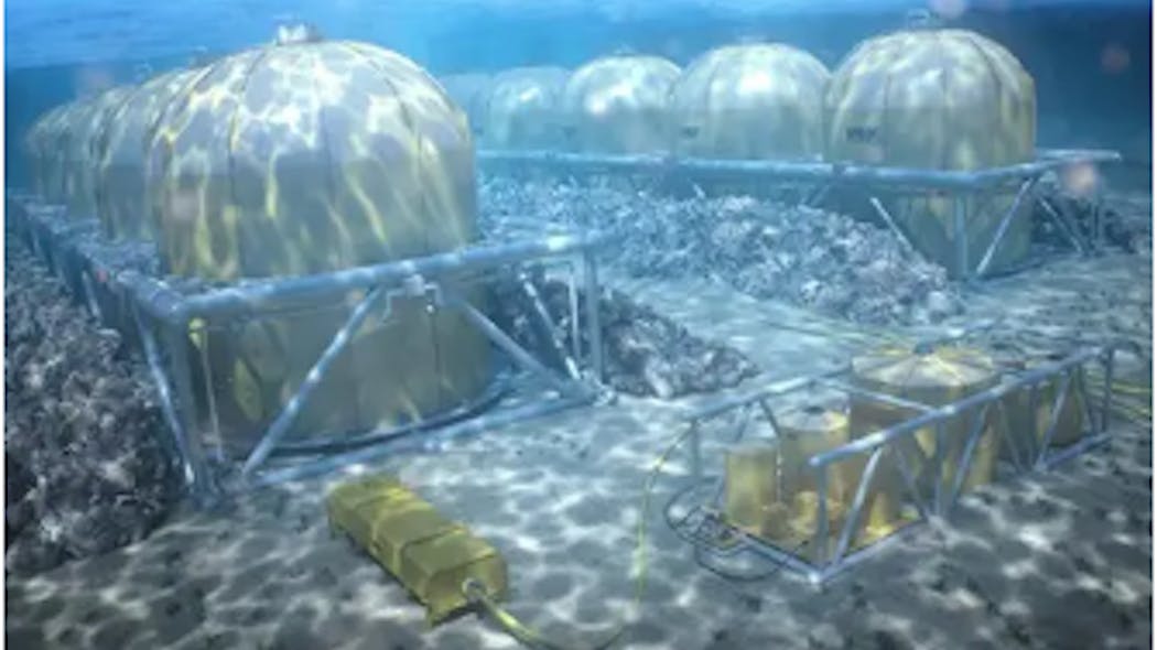 Subsea oil storage system