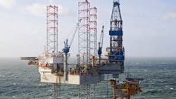 The Noble Regina Allen jackup rig was built in 2013. The Noble Regina Allen jackup rig was built in 2013.