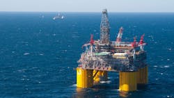 The Olympus TLP is an offshore deepwater platform in the GoM, The Olympus TLP is an offshore deepwater platform in the GoM,
