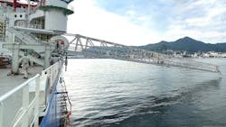 Bespoke 45-m gangway for Shimizu Bespoke 45-m gangway for Shimizu