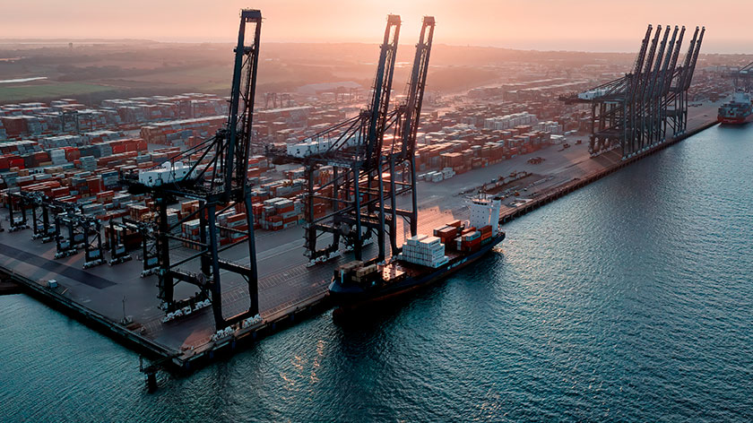 Port Of Felixstowe Shutterstock