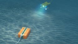 GPR300 was deployed by a underwater ROV. The system can also be deployed as a node-on-a-rope. GPR300 was deployed by a underwater ROV. The system can also be deployed as a node-on-a-rope.