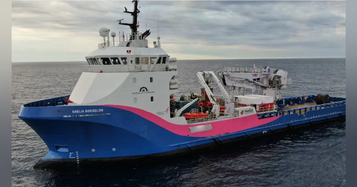 Helix Robotics Helix Robotics extends Bordelon Marine vessel charter | Offshore Magazine
