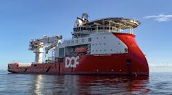 The DOF Skandi Constructor vessel arrived in Gabon and will start reconfiguration of the existing pipelines and installation of new ones.