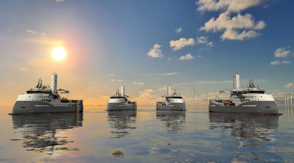 Olympic has contracted two firm CSOVs of the ULSTEIN SX222 design and two options at Ulstein Verft. Vessels are prepared for methanol and additional battery installations.