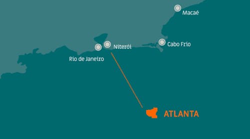 Located in the Santos Basin, the Atlanta Field is operated by Enauta Energia S.A., a wholly owned subsidiary of the company, which also has a 100% interest in this asset.