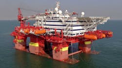 The Floatel Triumph is a high-specification accommodation semisubmersible that was built to Keppel's proprietary design. The Floatel Triumph is a high-specification accommodation semisubmersible that was built to Keppel's proprietary design.